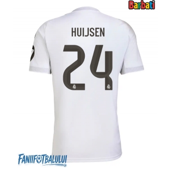Real Madrid Dean Huijsen #24 Tricou Fotbal Replică 2025-26 Barbati Acasa